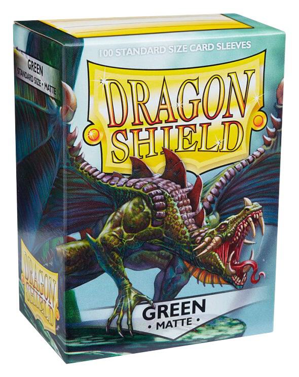 Dragon Shield Matte Sleeves - Green (100-pack)