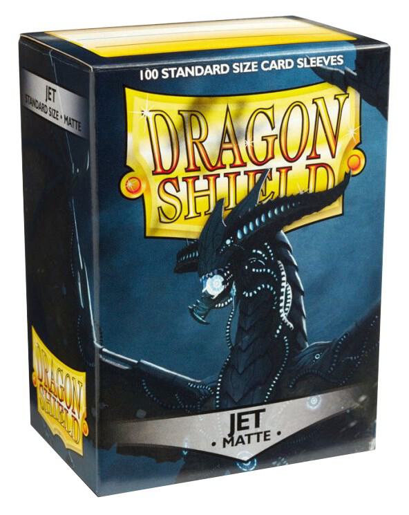 Dragon Shield Matte Sleeves - Jet (100-pack)