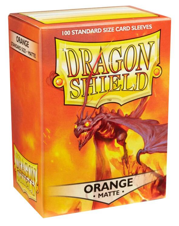 Dragon Shield Matte Sleeves - Orange (100-pack)