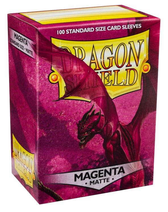 Dragon Shield Matte Sleeves - Magenta (100-pack)
