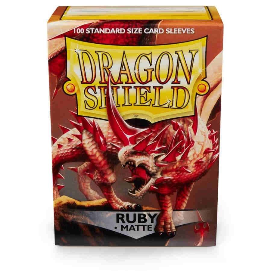 Dragon Shield Matte Sleeves - Ruby (100-pack)