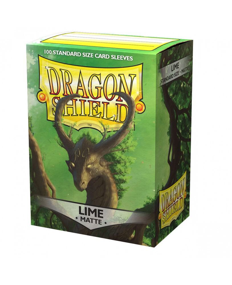 Dragon Shield Matte Sleeves - Lime (100-pack)