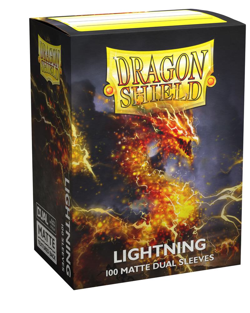 Dragon Shield Dual Matte Sleeves - Lightning (100-pack)