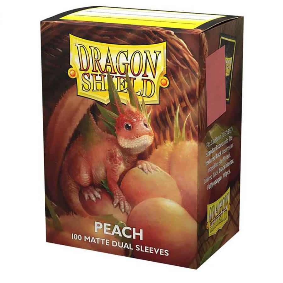 Dragon Shield Dual Matte Sleeves - Peach (100-pack)
