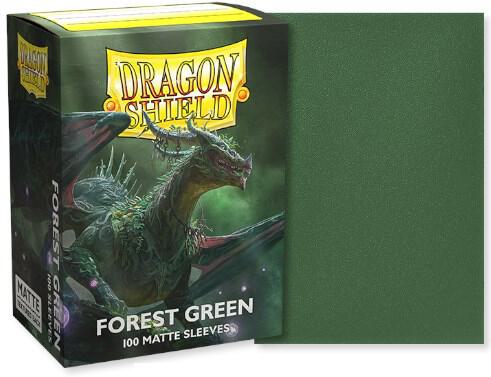 Dragon Shield Matte Sleeves - Forest Green (100-pack)