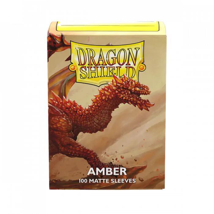 Dragon Shield Matte Sleeves - amber (100-pack)