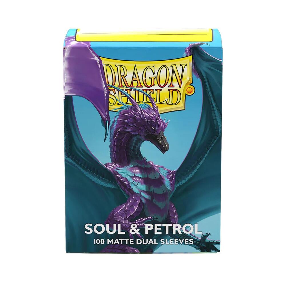 Dragon Shield Dual Matte Sleeves - Soul & Petrol (100-pack)