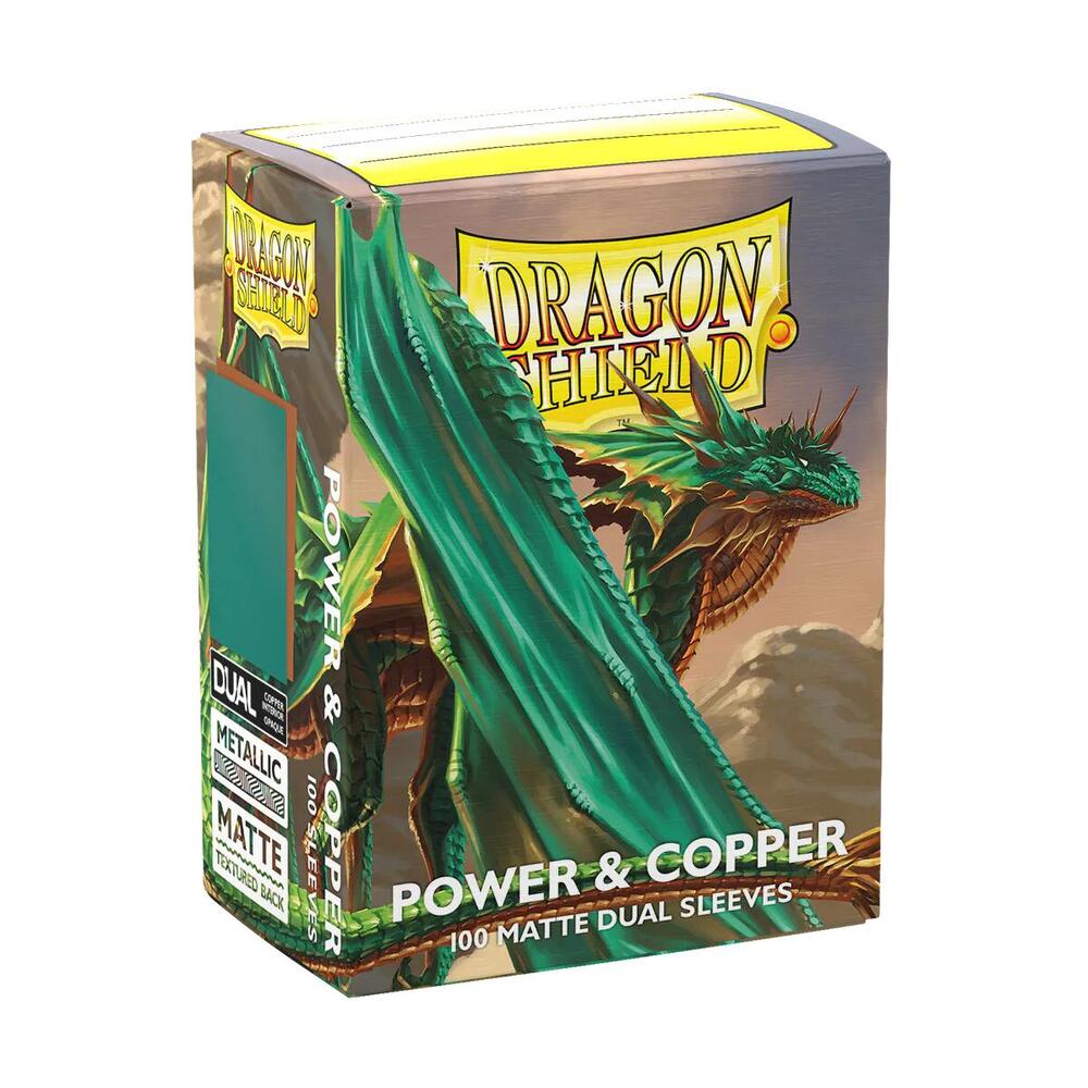 Dragon Shield Dual Matte Sleeves - Power & Copper (100-pack)