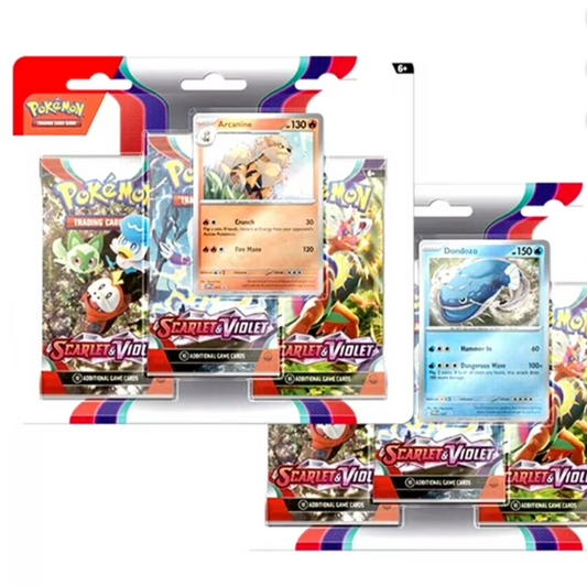 POKEMON SCARLET AND VIOLET 3PK BLISTER [Random]